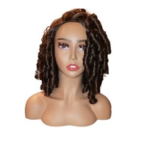 Milkshake | Brown Half Wig Synthetic Hair | via Instant Detailz